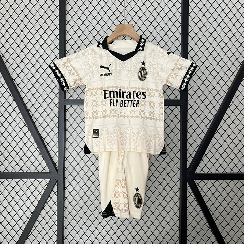 JERSEY MILAN BEIGE 24/25 KIDS KIT