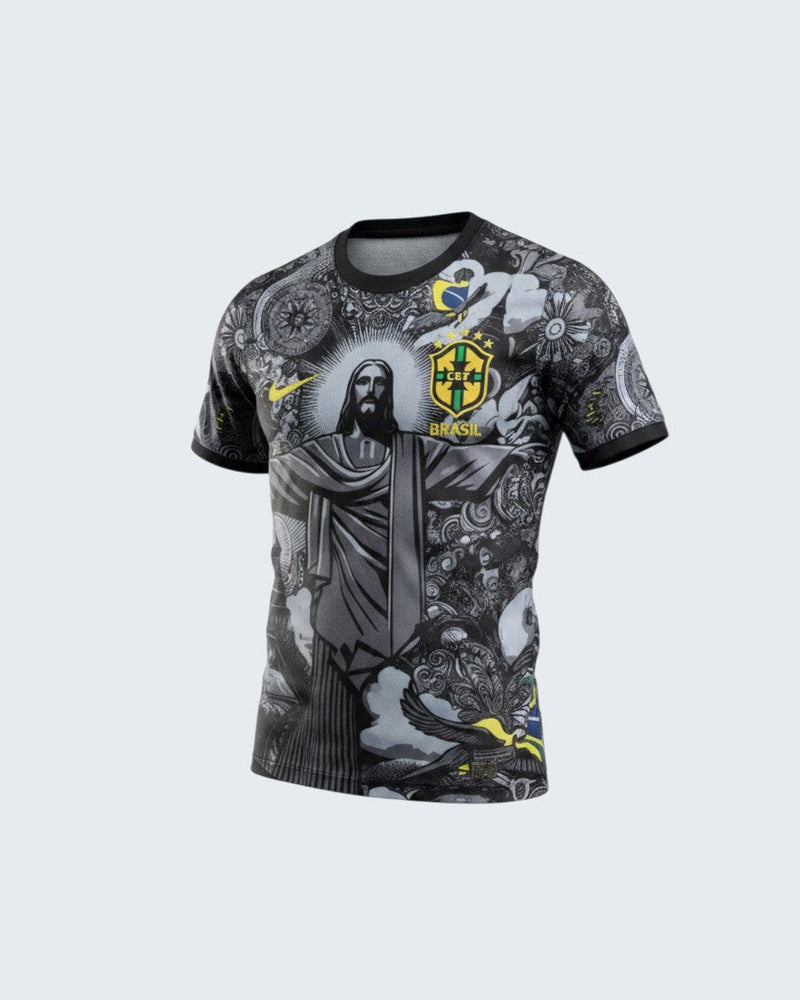 Maillot Brésil Concept Christ Rédempteur 2024