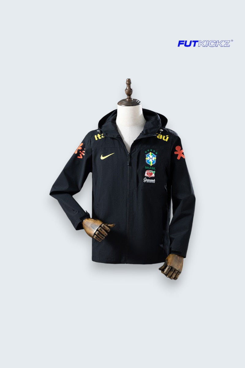 Veste coupe-vent Brésil Noir 2025/2026