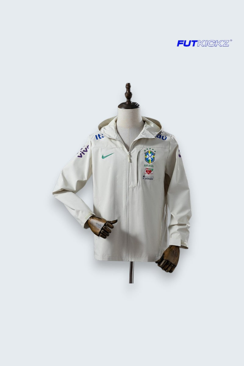 Veste coupe-vent Brésil Beige 2025/2026