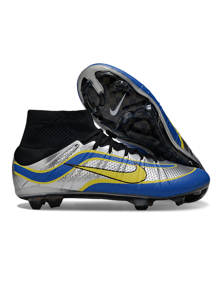 Crampons Nike Zoom Superfly 4 Elite Argent/Bleu