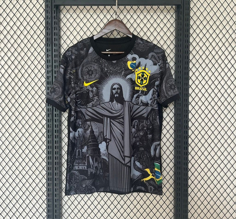 Maillot Brésil Concept Christ Rédempteur 2024