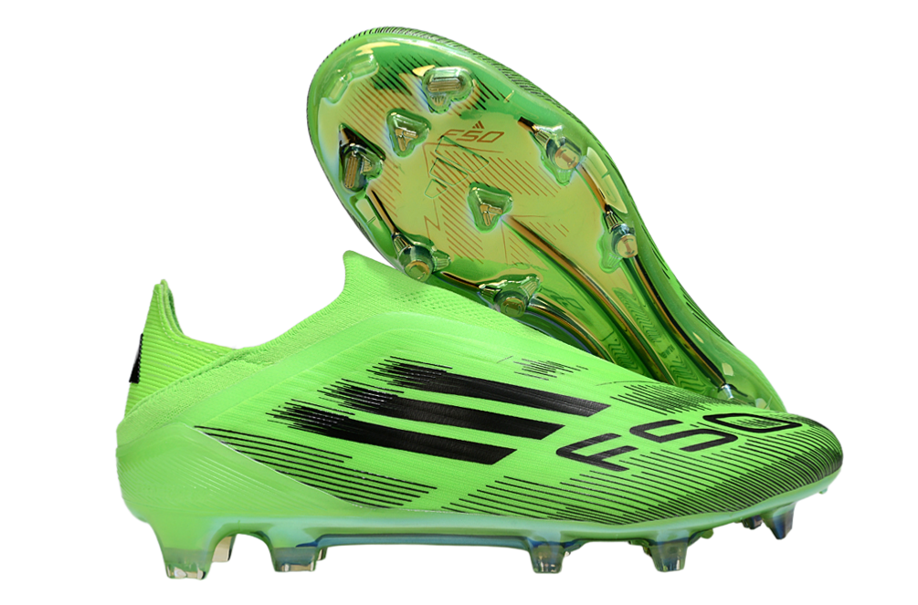 Crampons Adidas F50+ FG Vert