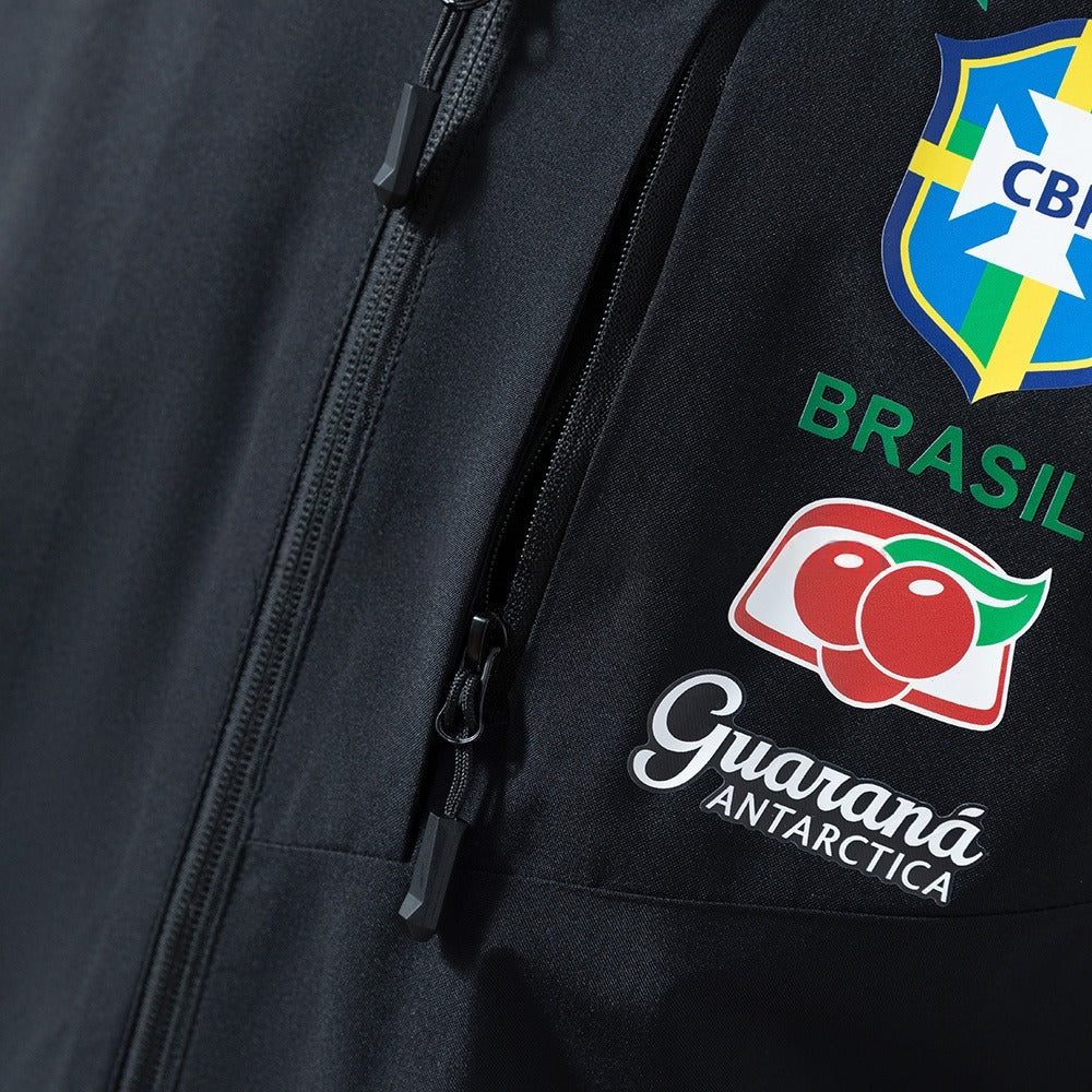 Veste coupe-vent Brésil Noir 2025/2026