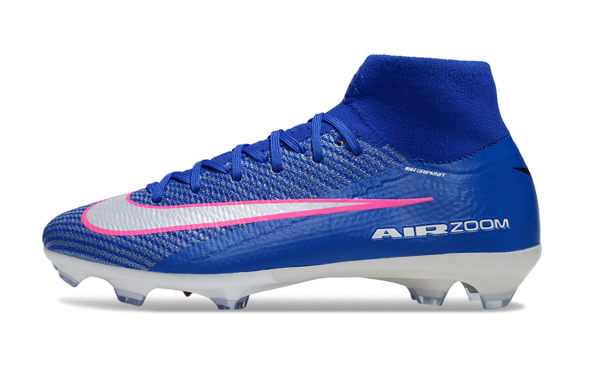 Crampons Nike Air Zoom Mercurial Superfly IIX Elite FG Bleu