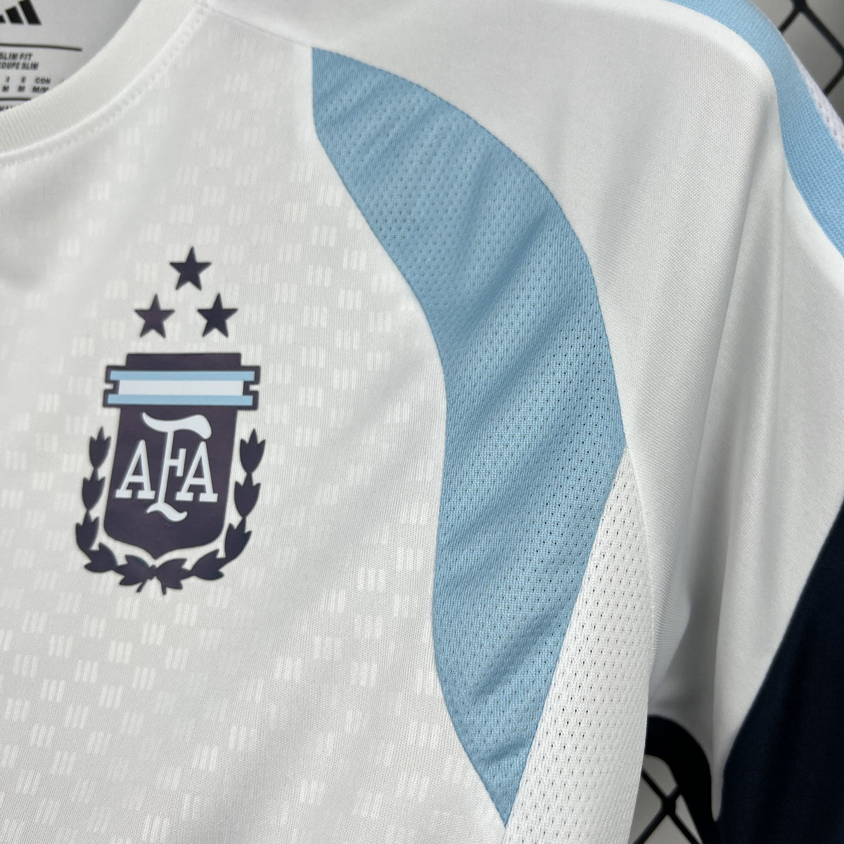 Maillot Argentine Pré-Match Blanc – Coupe du Monde 2026