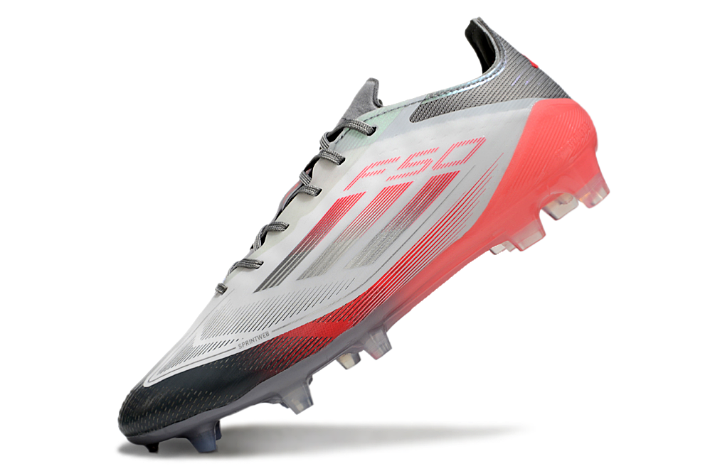 Crampons Adidas F50 TF Rouge/Gris