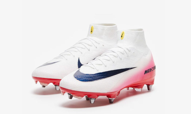 Crampons Nike Air Zoom Mercurial Superfly 16 Elite XXV SG Blanc/Rouge
