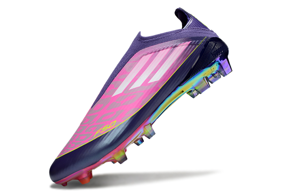 Crampons Adidas F50 Elite FG Lamine Yamal Rose/Violet