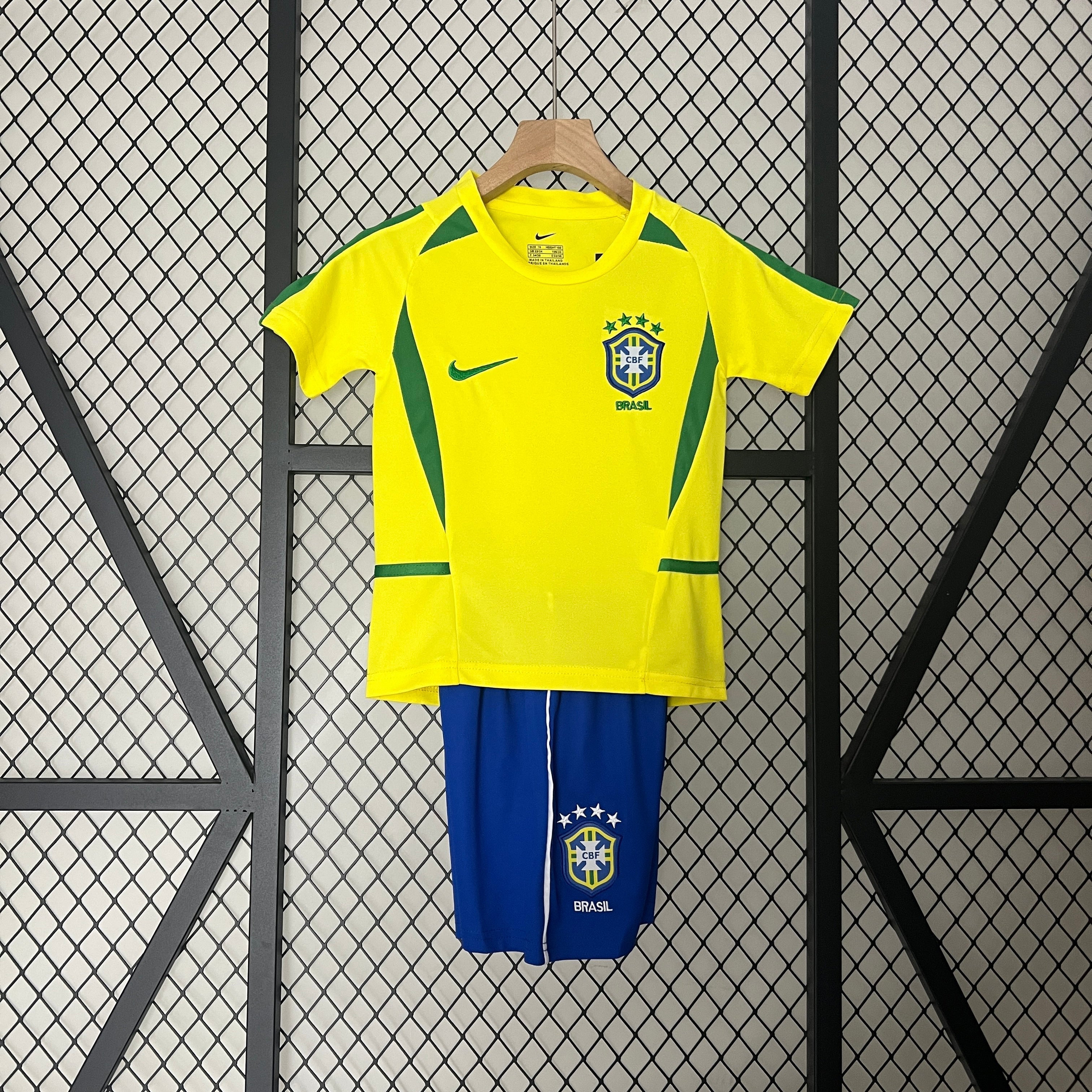 JERSEY BRAZIL I 2002 KIDS KIT (RETRO)