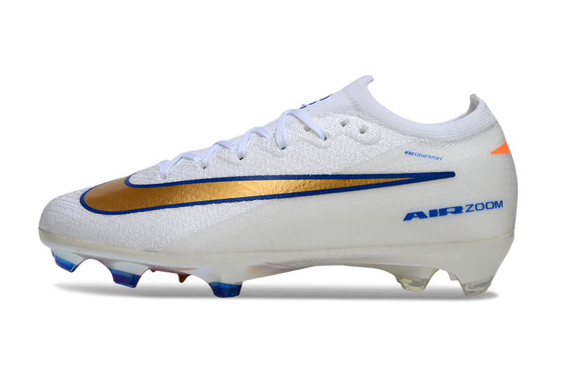 Crampons Nike Air Zoom Mercurial Vapor XVI Elite Blanc/Doré