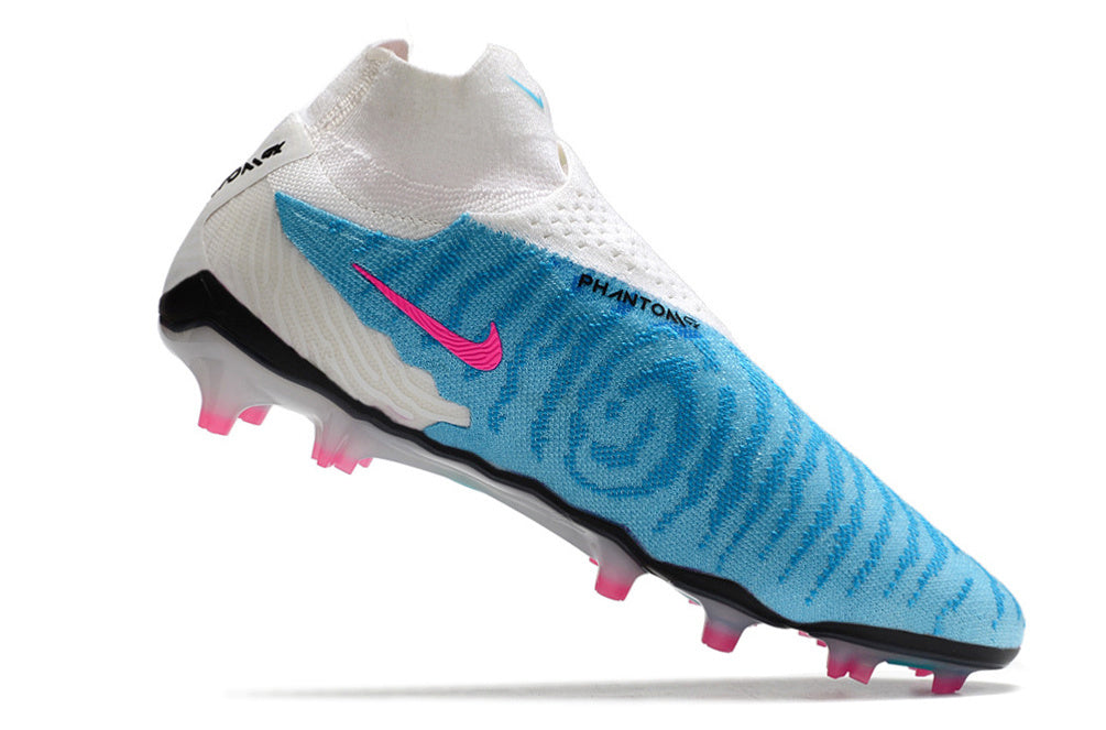 Crampons Nike Phantom GX Elite DF FG Bleu/Rose