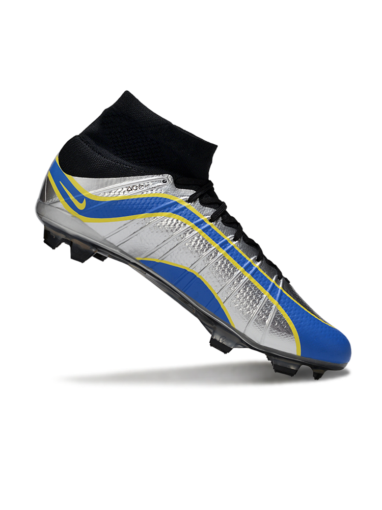 Crampons Nike Zoom Superfly 4 Elite Argent/Bleu