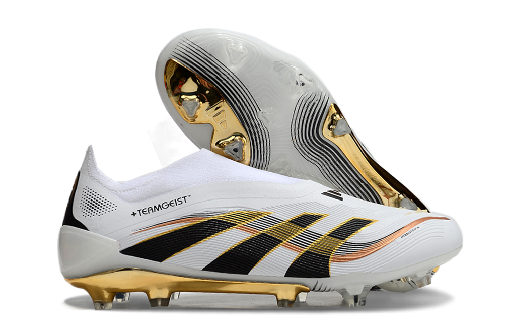 Crampons Adidas Predator Accuracy FG Blanc/Doré