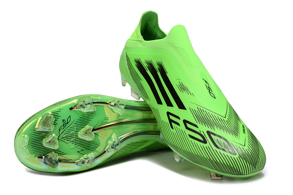 Crampons Adidas F50+ FG Vert