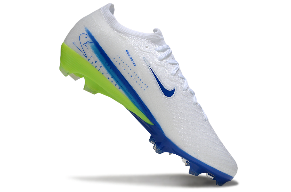 Crampons Nike Air Zoom Mercurial Vapor XVI Elite Blanc/Jaune/Bleu