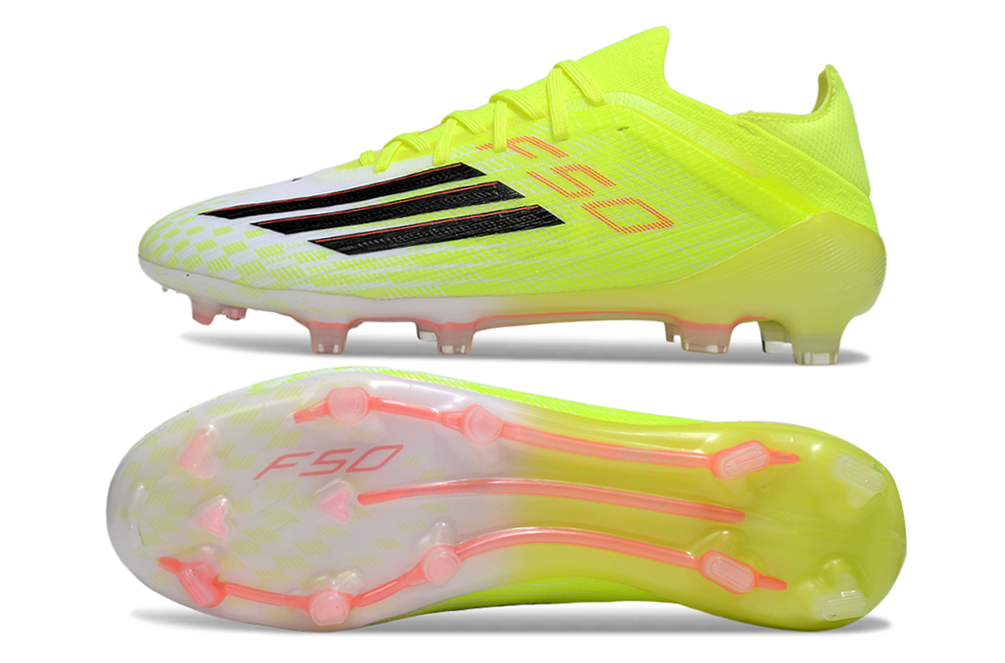 Crampons Adidas F50+ FG Jaune