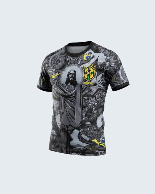 Maillot Brésil Concept Christ Rédempteur 2024