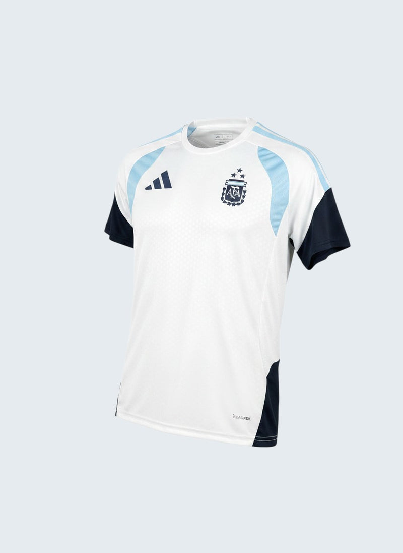 Maillot Argentine Pré-Match Blanc – Coupe du Monde 2026