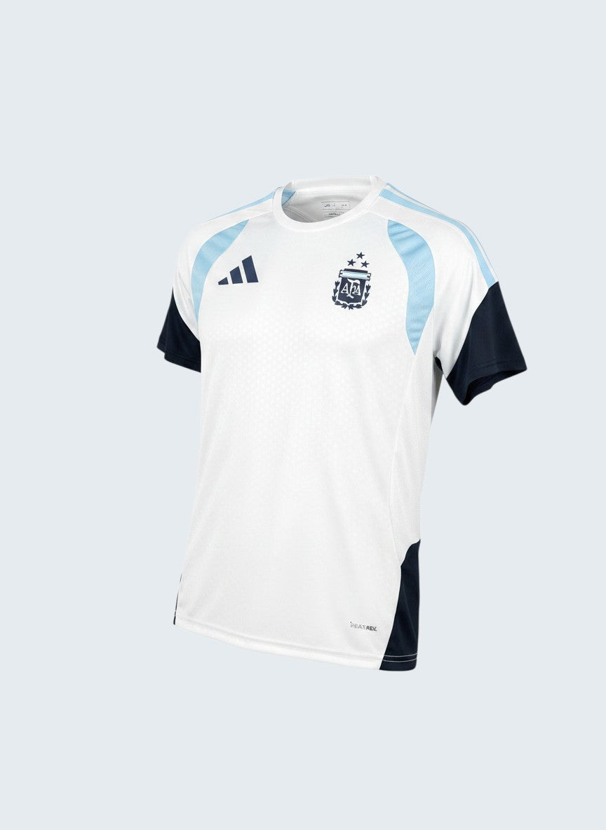 Maillot Argentine Pré-Match Blanc – Coupe du Monde 2026