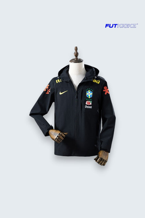 Veste coupe-vent Brésil Noir 2025/2026