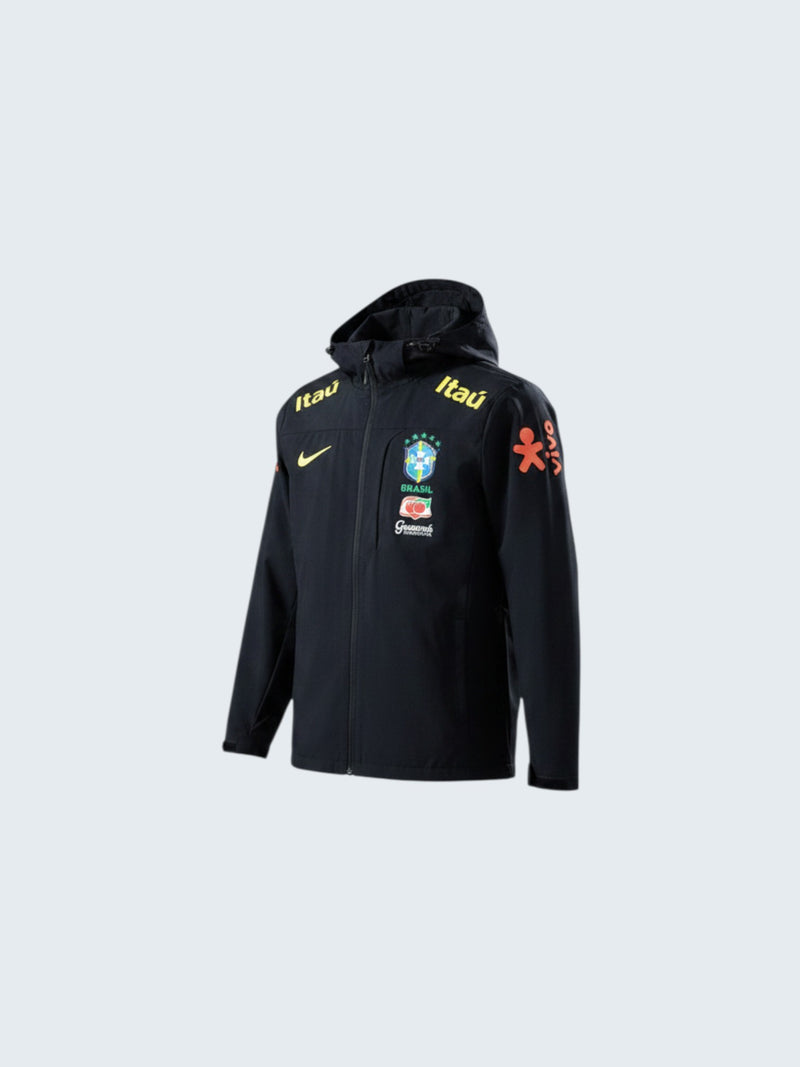 Veste coupe-vent Brésil Noir 2025/2026