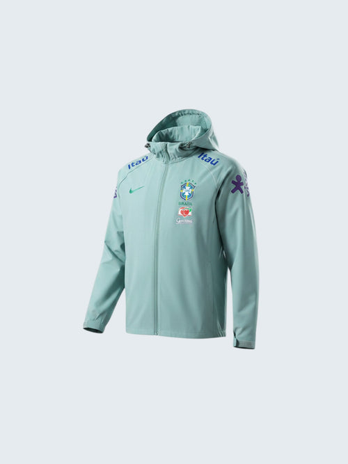 Veste coupe-vent Brésil Vert 2025/2026