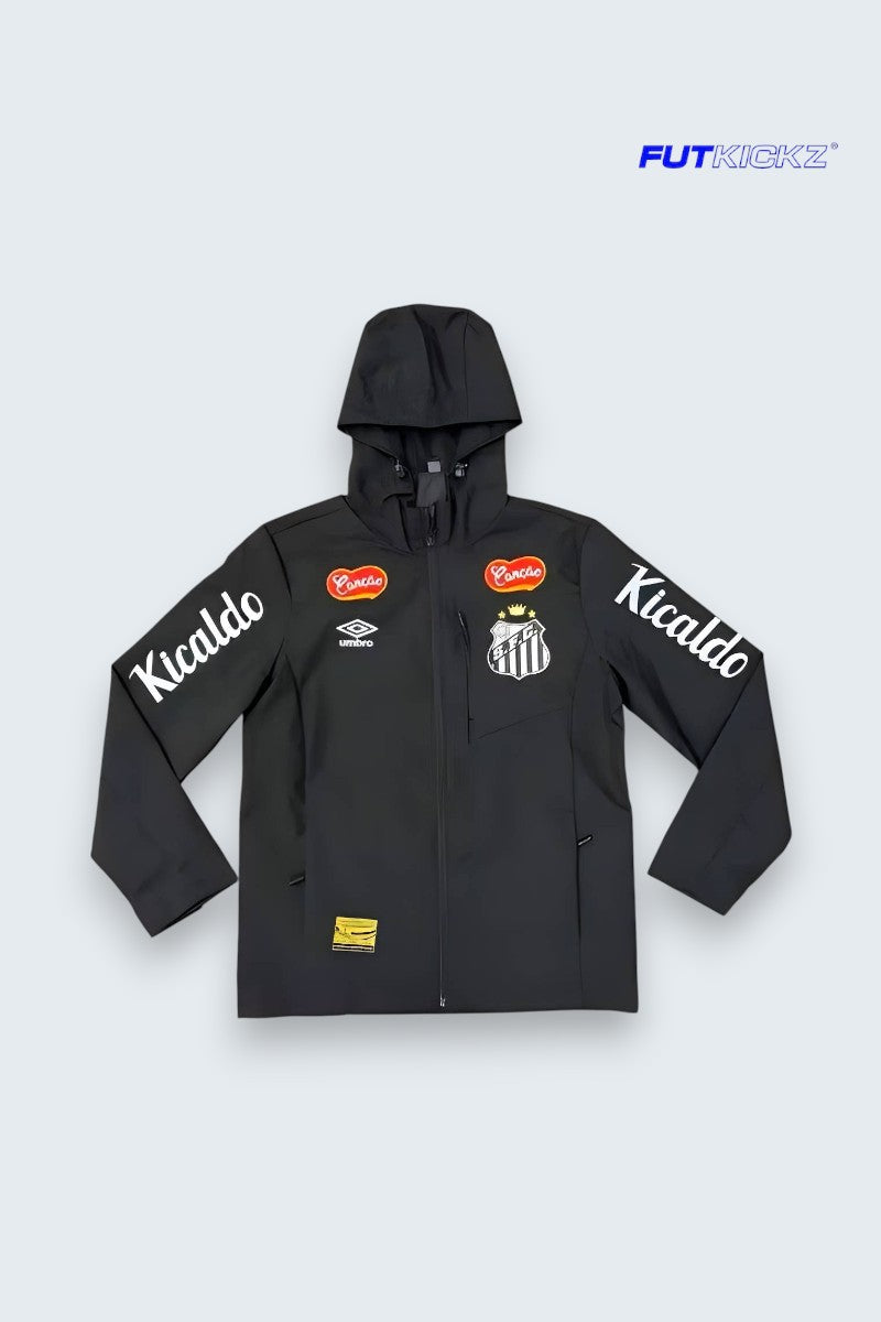 Veste coupe-vent Santos Noir 2025/2026