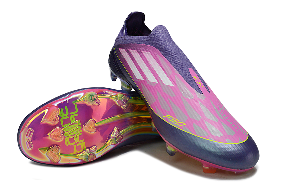 Crampons Adidas F50 Elite FG Lamine Yamal Rose/Violet