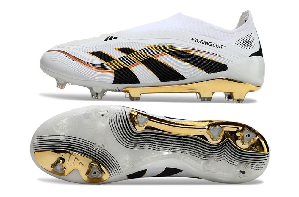 Crampons Adidas Predator Accuracy FG Blanc/Doré