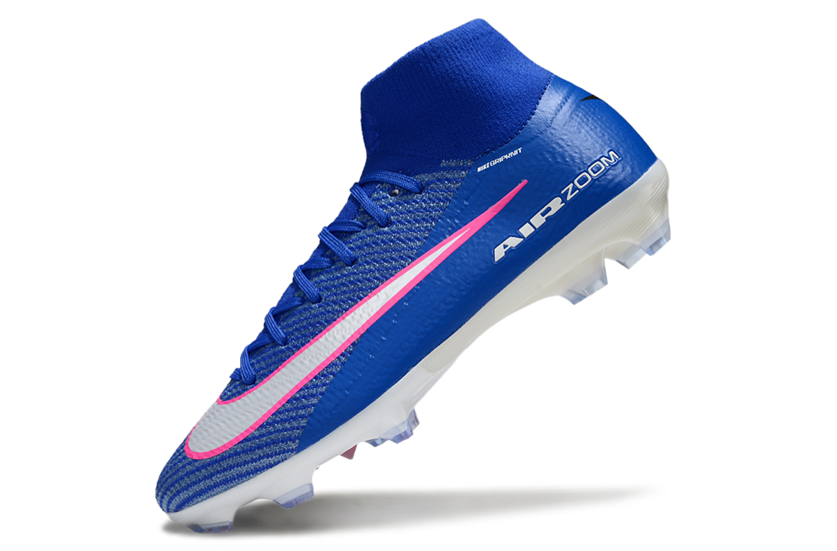 Crampons Nike Air Zoom Mercurial Superfly IIX Elite FG Bleu