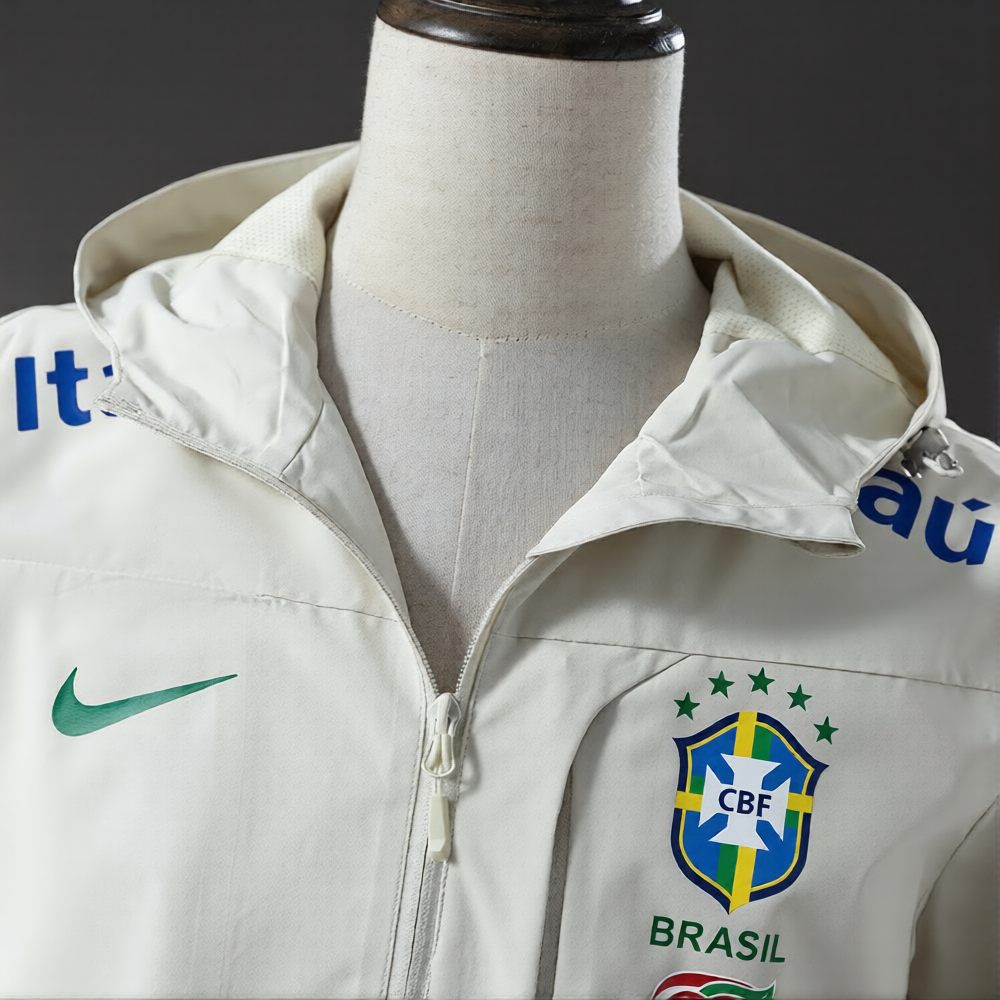 Veste coupe-vent Brésil Beige 2025/2026