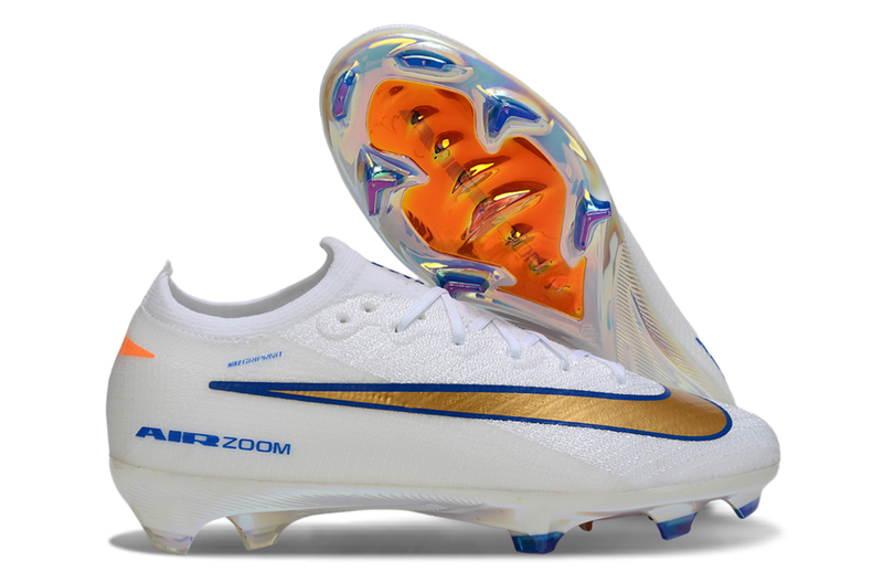 Crampons Nike Air Zoom Mercurial Vapor XVI Elite Blanc/Doré