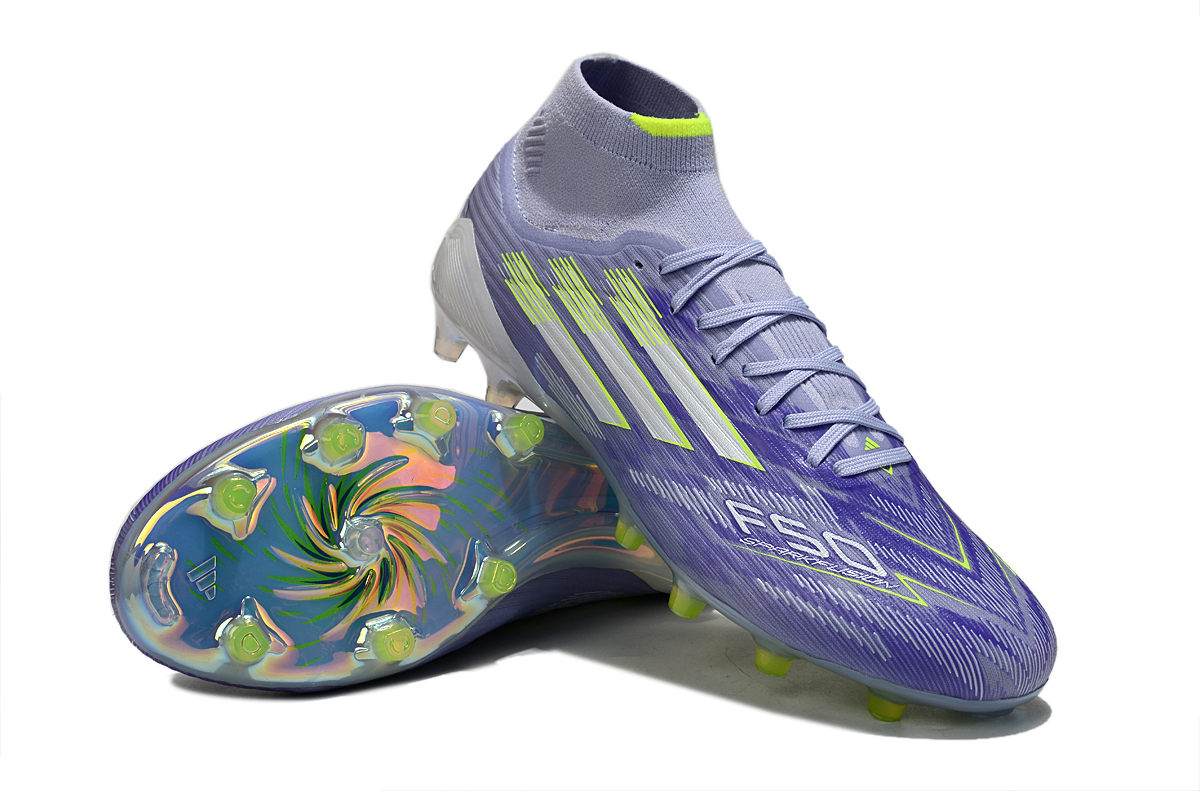 Crampons Adidas F50+ Violet