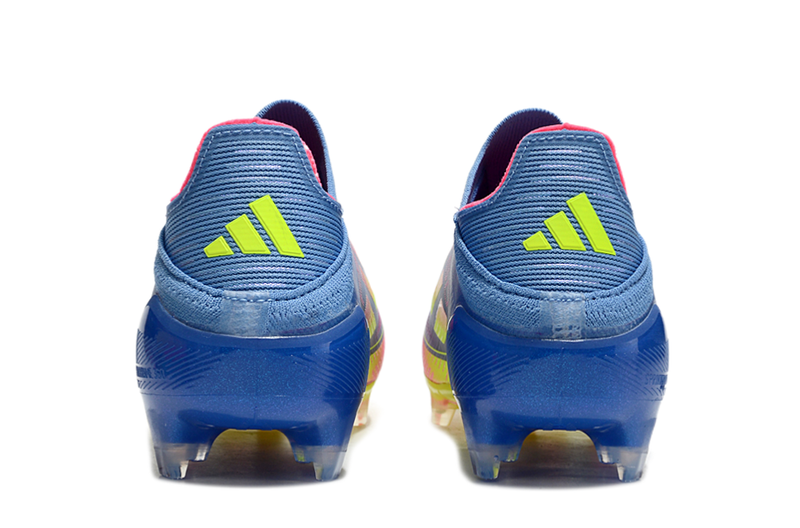 Crampons Adidas F50+ Bleu/Rose/Jaune