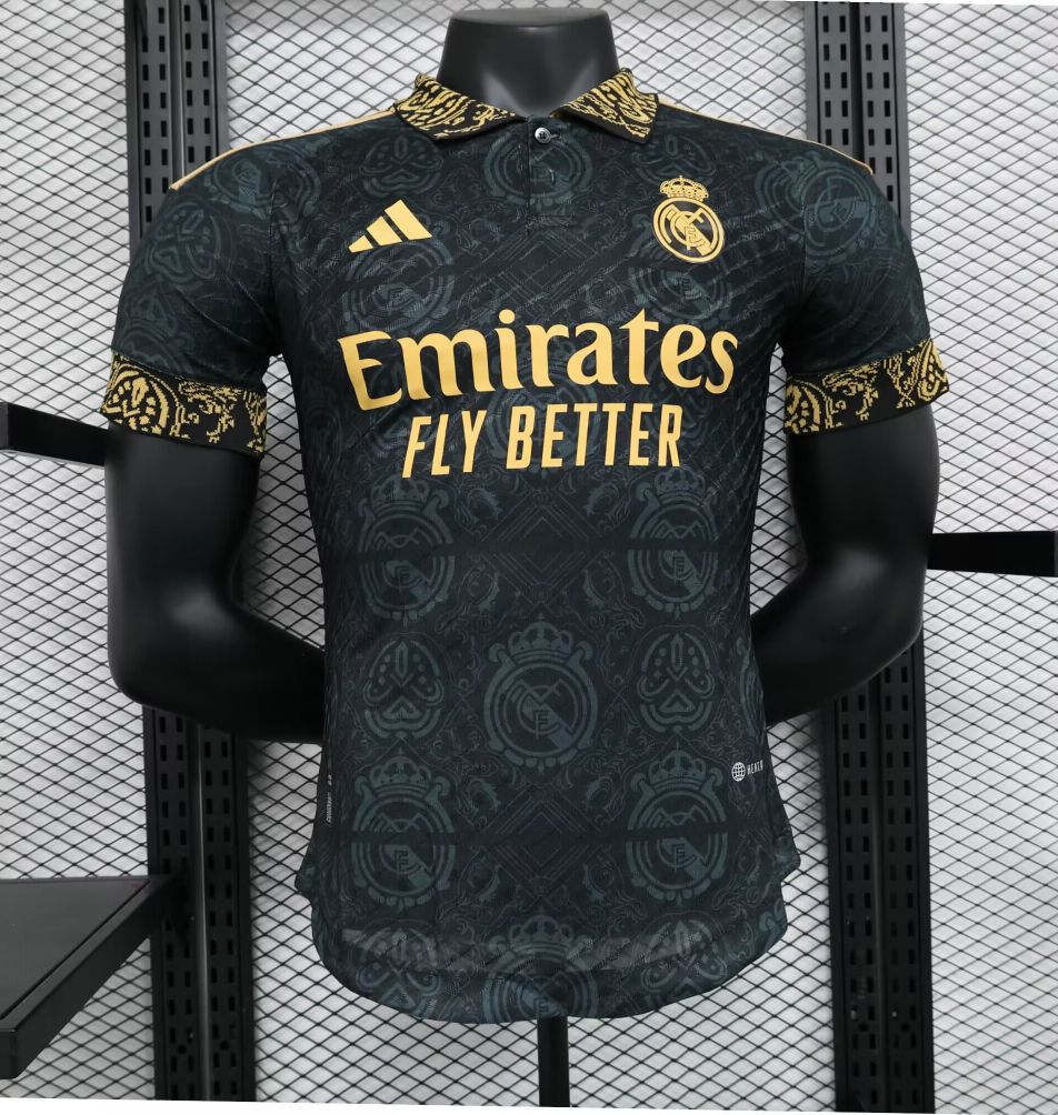JERSEY REAL MADRID SPECIAL EDITION LIMITED BLACK 24/25 MEN (PLAYER VERSION)