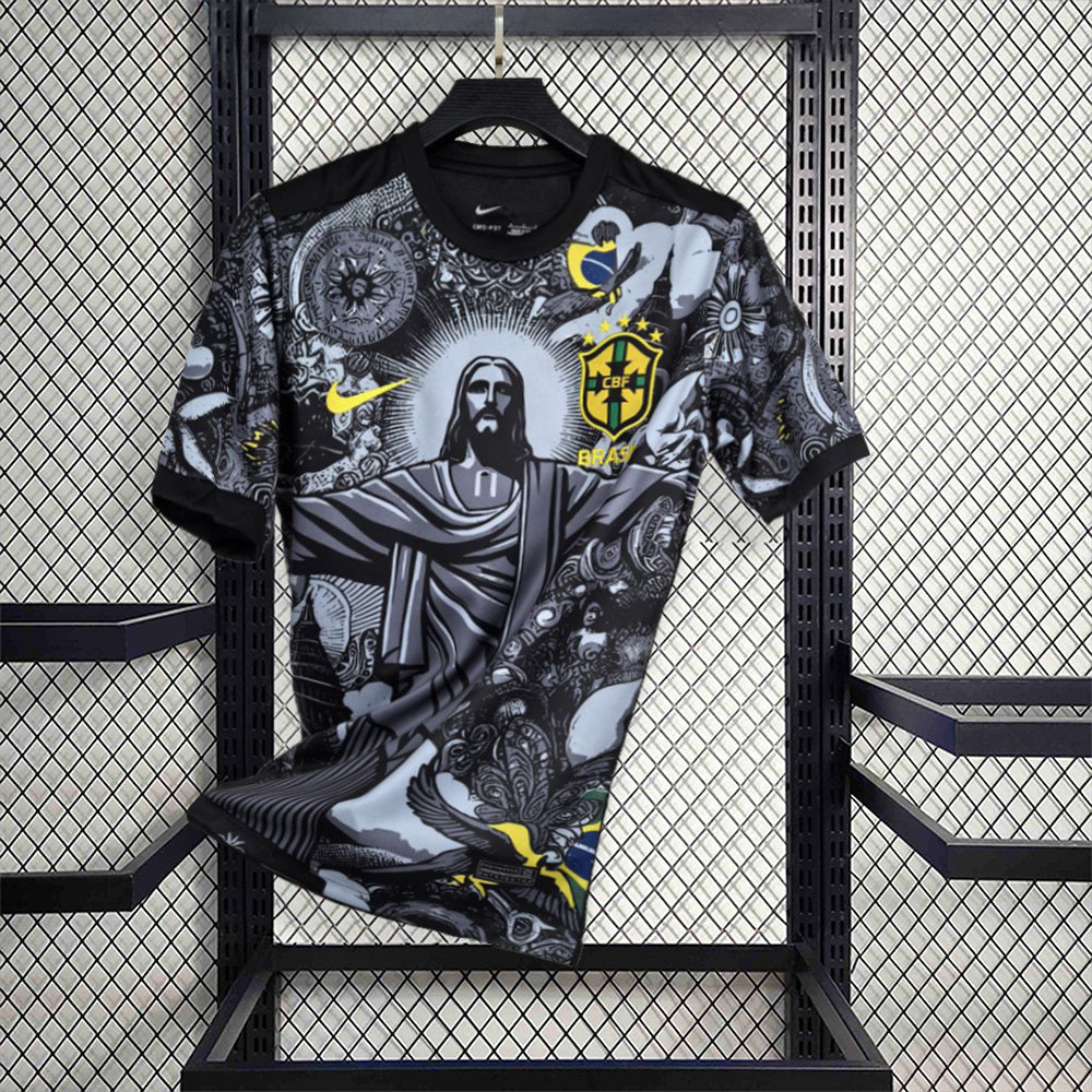 Maillot Brésil Concept Christ Rédempteur 2024