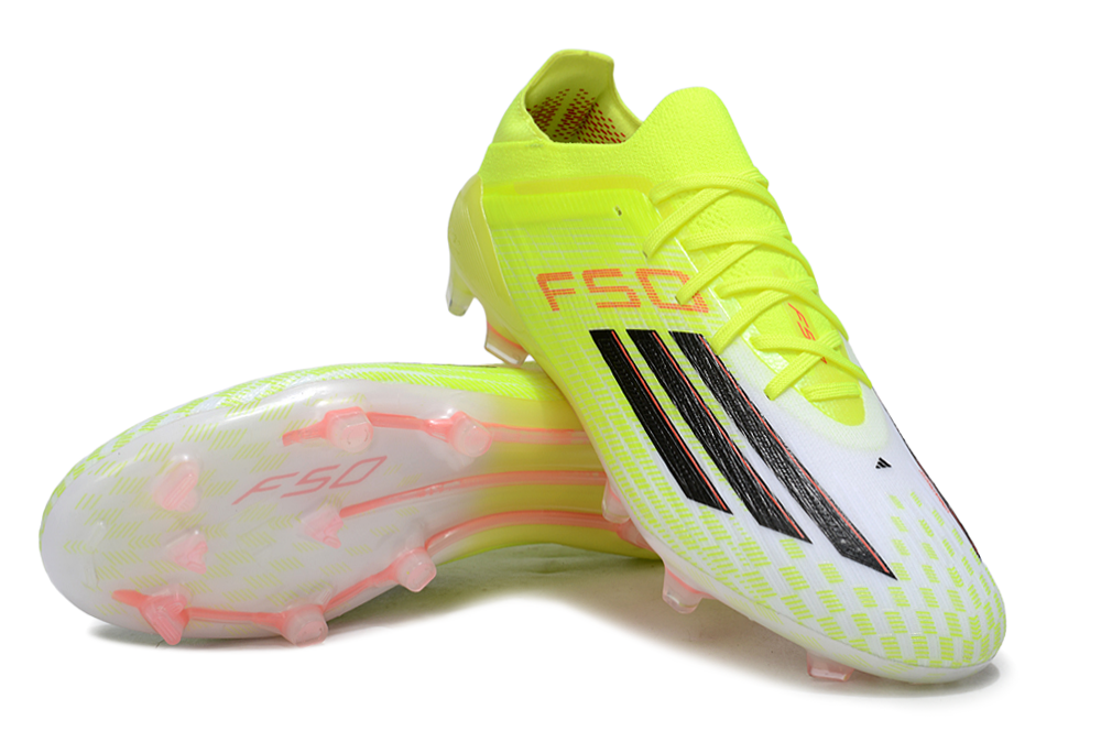 Crampons Adidas F50+ FG Jaune