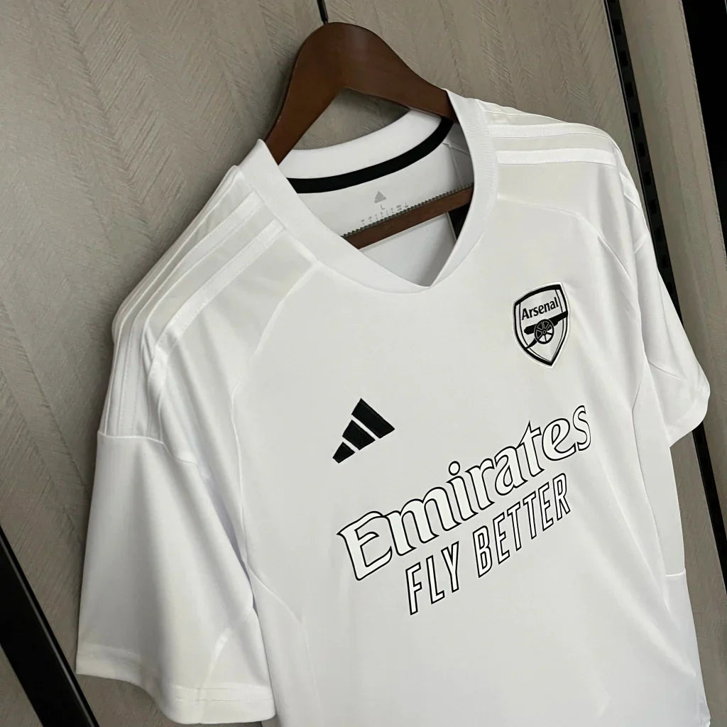 JERSEY ARSENAL WHITE FAN VERSION EDITION LIMITED 24/25