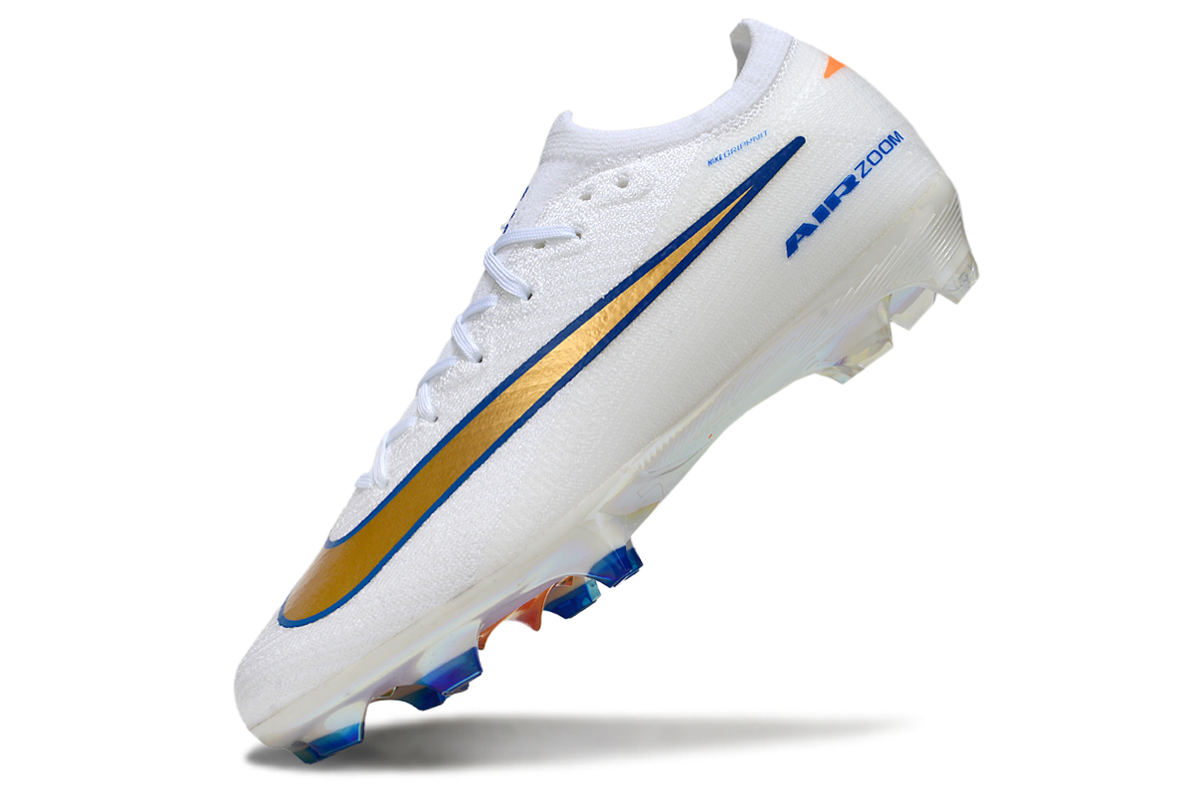 Crampons Nike Air Zoom Mercurial Vapor XVI Elite Blanc/Doré