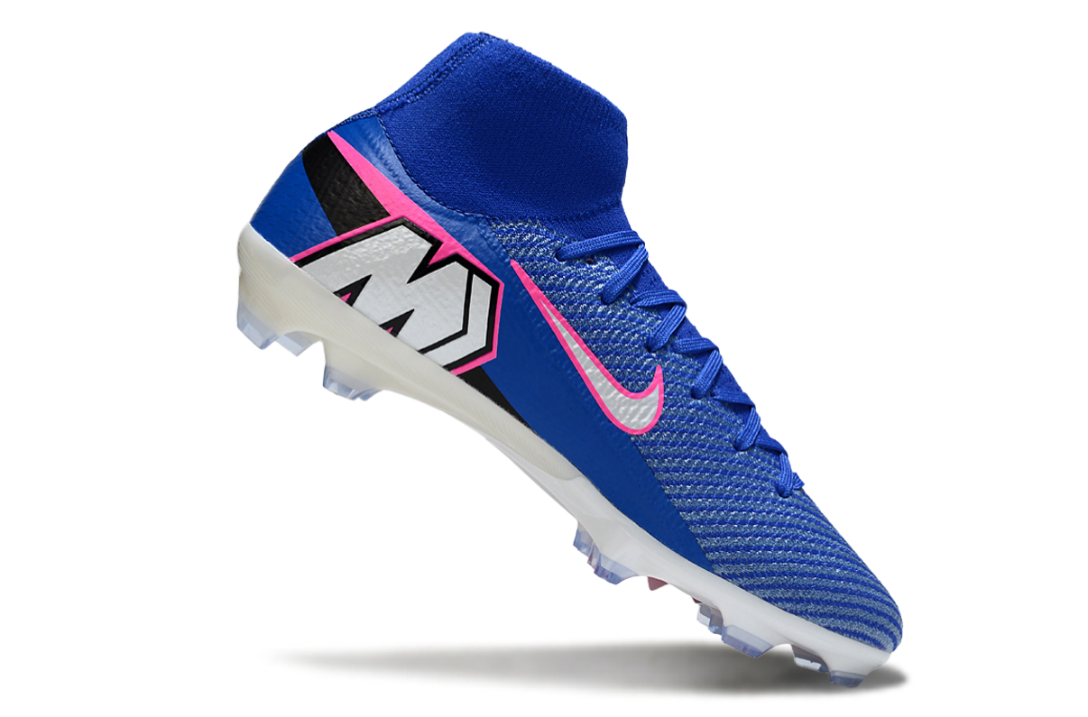 Crampons Nike Air Zoom Mercurial Superfly IIX Elite FG Bleu