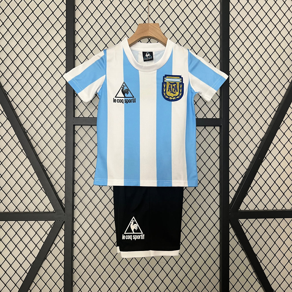 JERSEY ARGENTINA I 1986 KIDS KIT (RETRO)