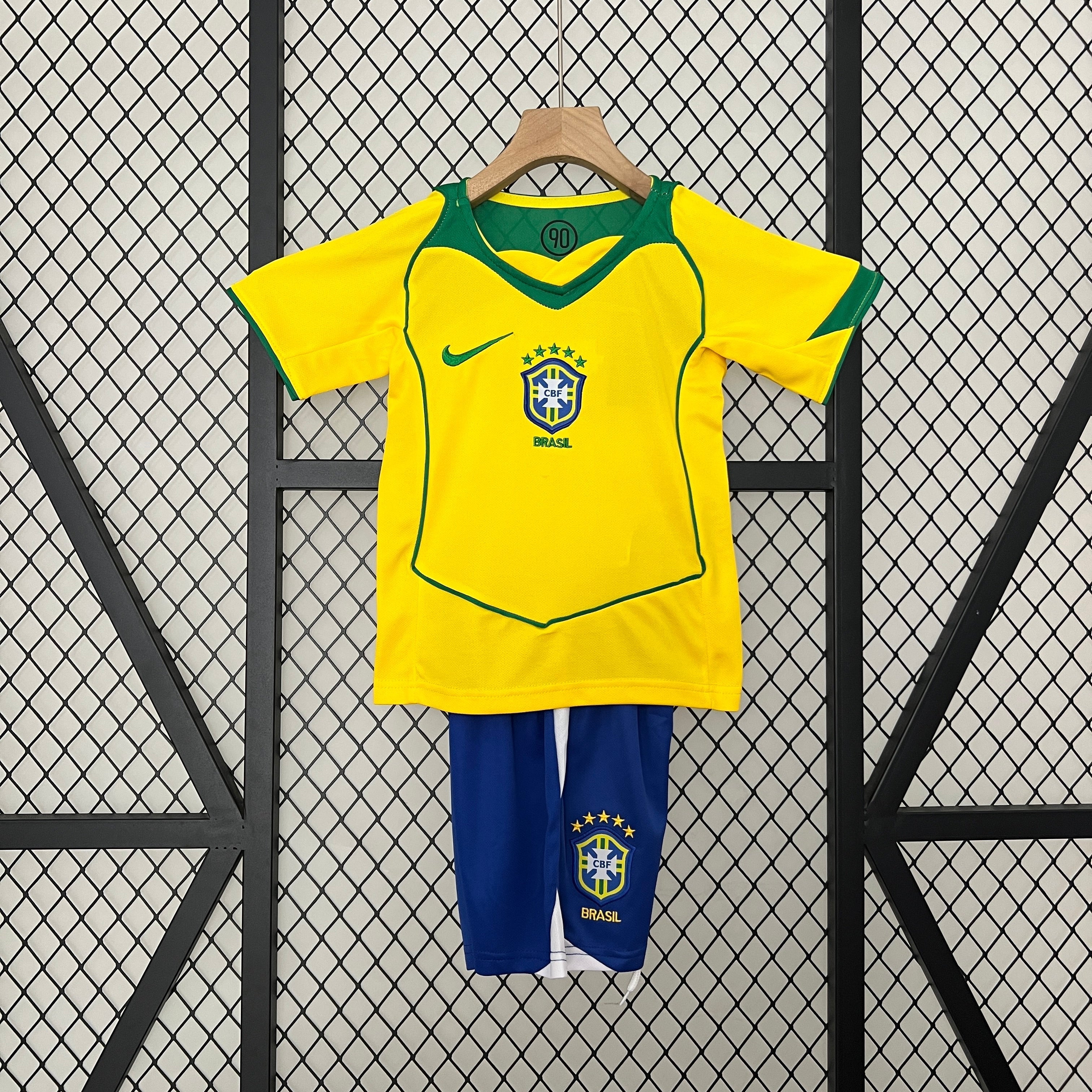 JERSEY BRAZIL I 2004 KIDS KIT (RETRO)