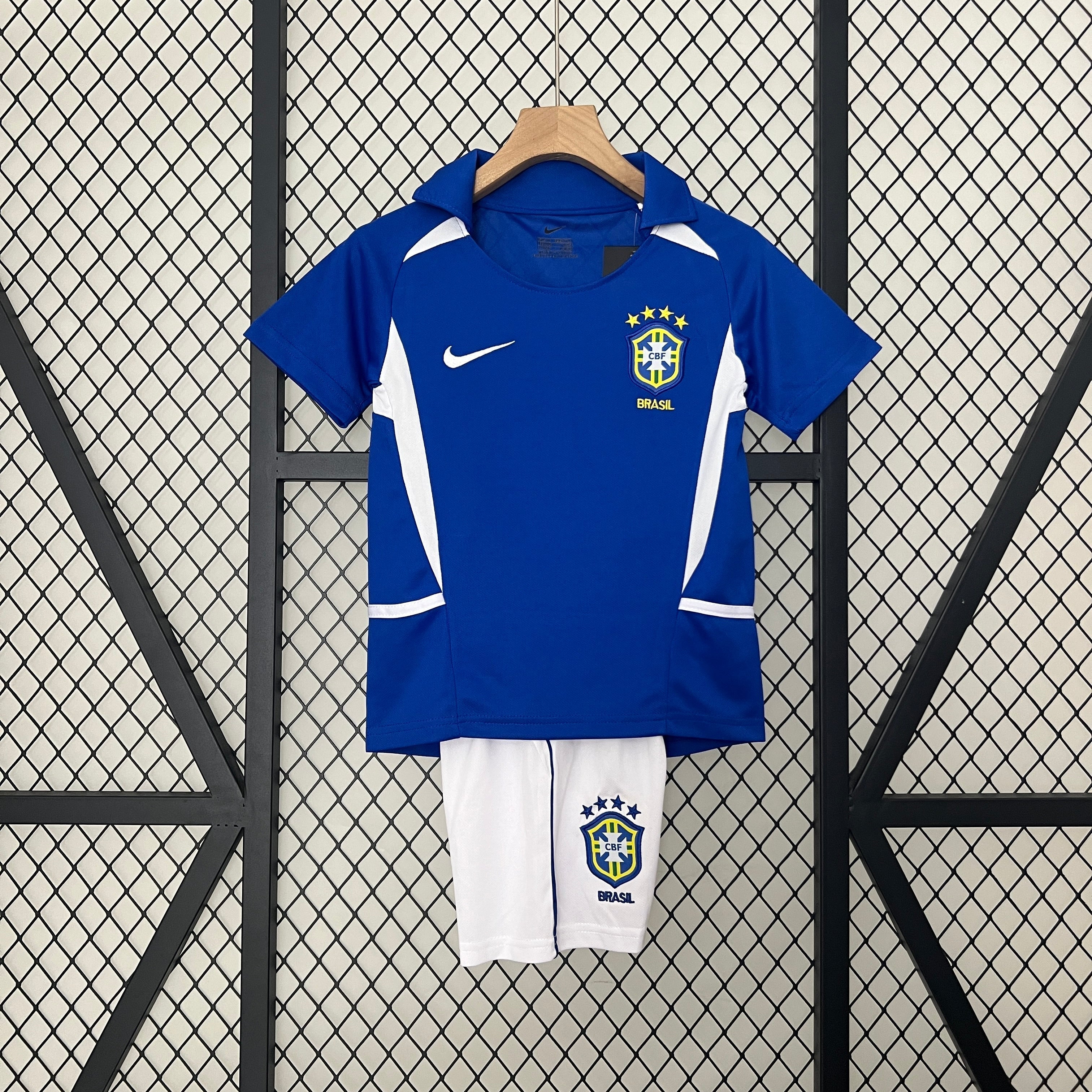 JERSEY BRAZIL II 2002 KIDS KIT (RETRO)