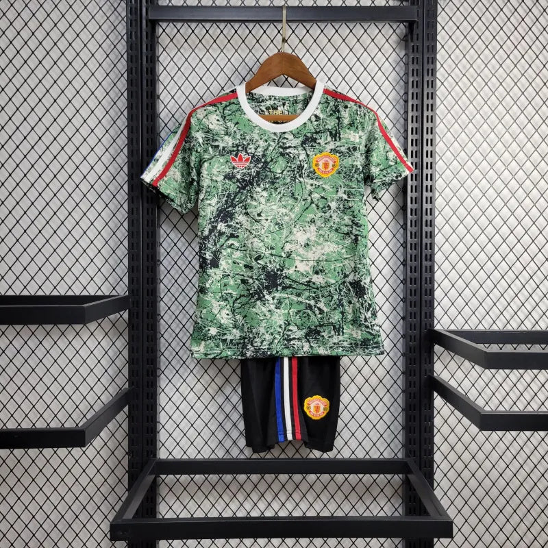 JERSEY MANCHESTER UNITED SPECIAL EDITION LIMITED ADIDAS RETRO 24/25 KIDS KIT