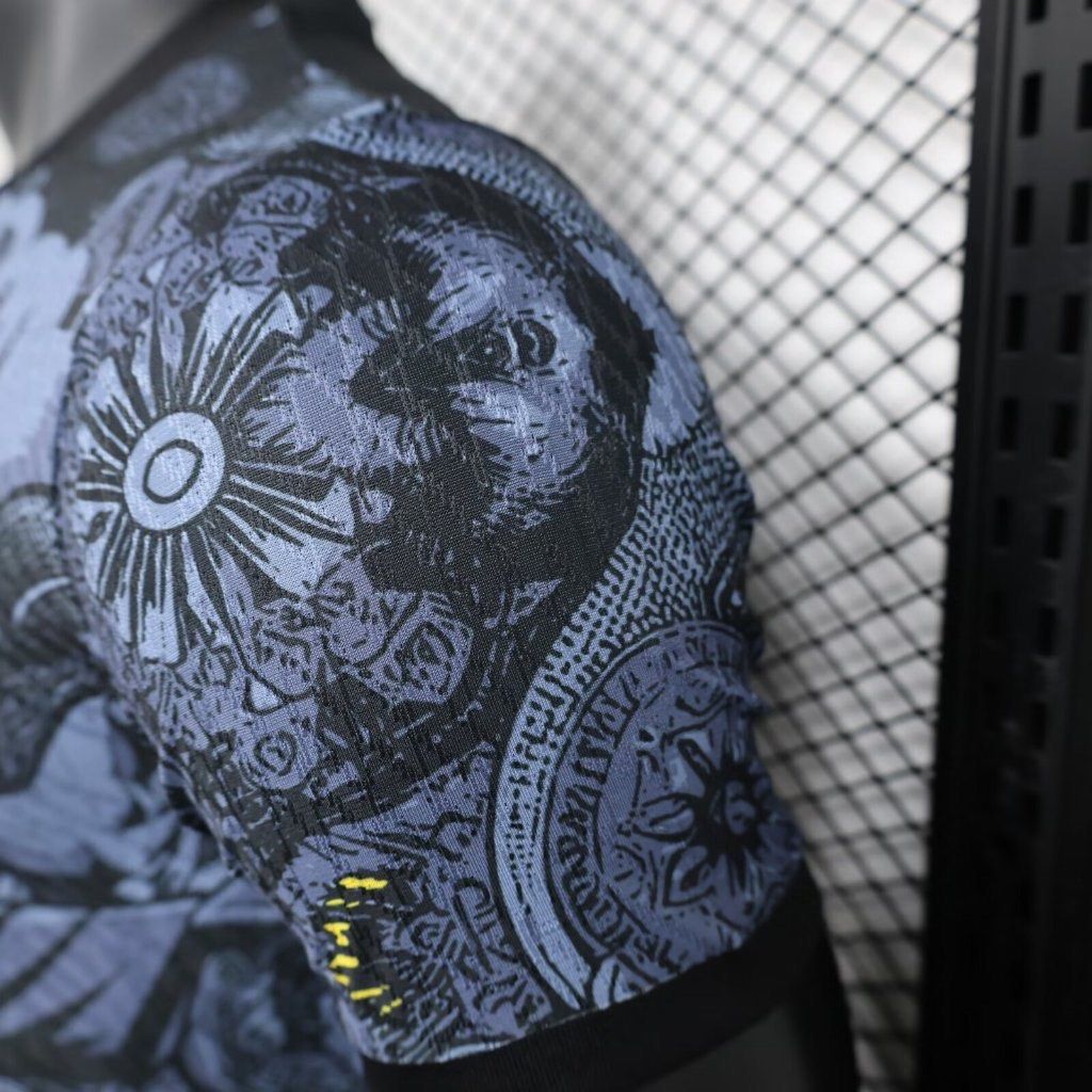 JERSEY BRAZIL SPECIAL EDITION JESUS CHRIST 2024 MEN (PLAYER VERSION) - BLACK