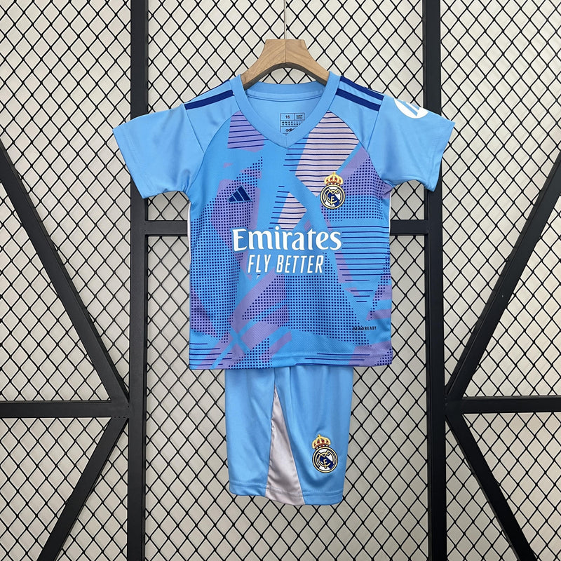 REAL MADRID GOALKEEPER/GOALKEEPER I 24/25 KIDS KIT