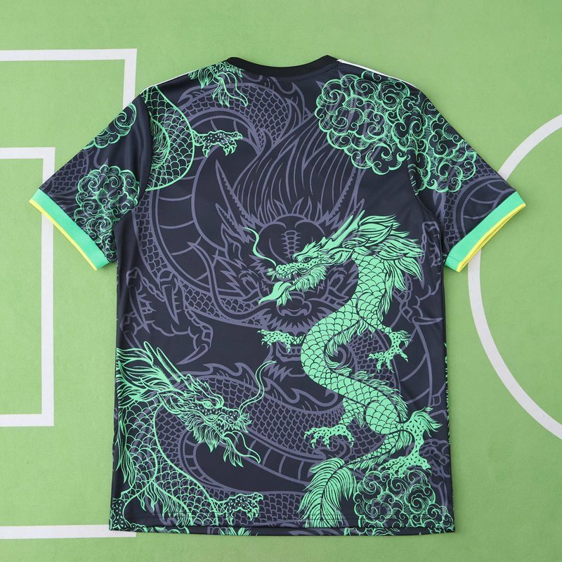 25/26 REAL MADRID DRAGON BLACK AND GREEN (SPECIAL EDITION)