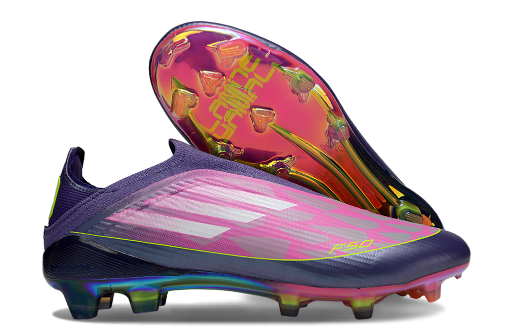 Crampons Adidas F50 Elite FG Lamine Yamal Rose/Violet