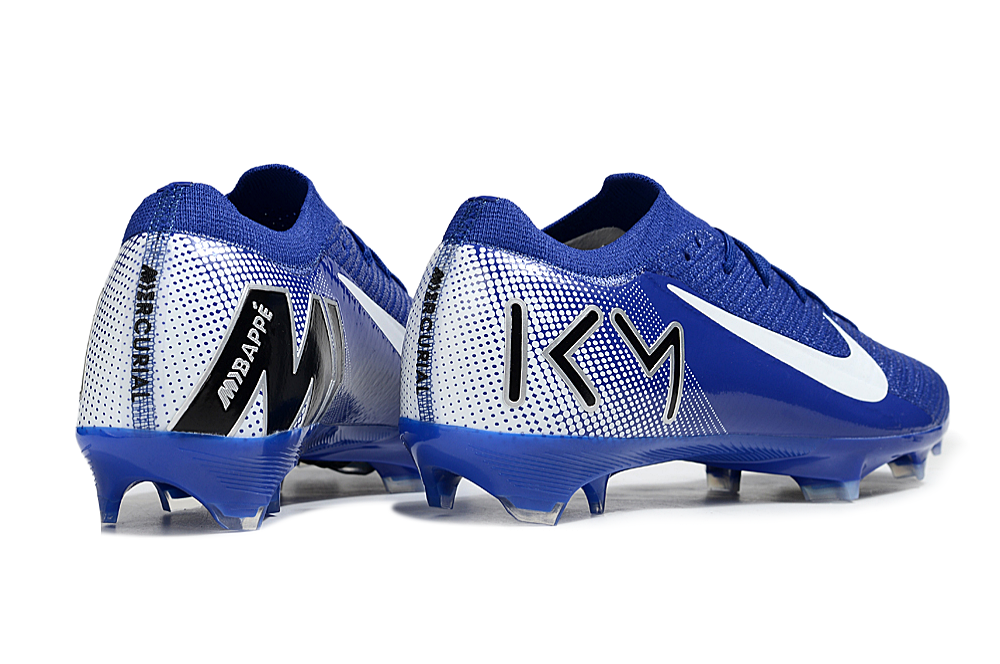 Crampons Nike Air Zoom Mercurial Superfly IX Elite FG Kylian Mbappé Bleu